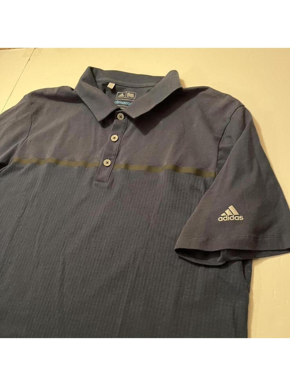 Adidas ClimaCool Polo Shirt Mens Large Golf Athletic Casual